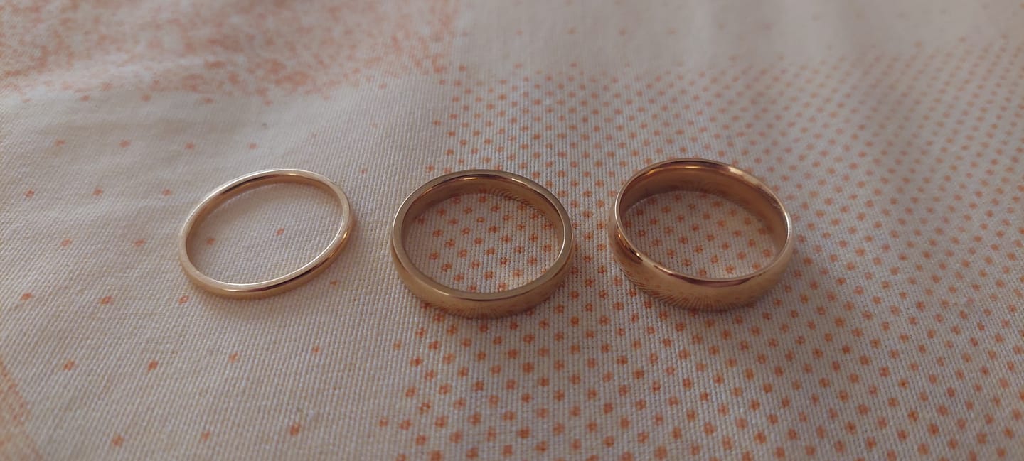 Customer photo review of Set 3 Anillos Hera