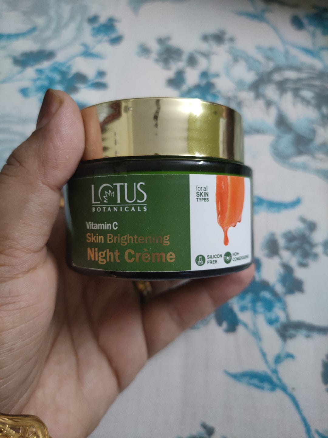 Customer photo review of Vitamin C Skin Brightening Night Crème