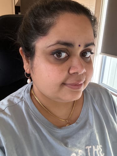 Customer photo review of The Olivia Hoops