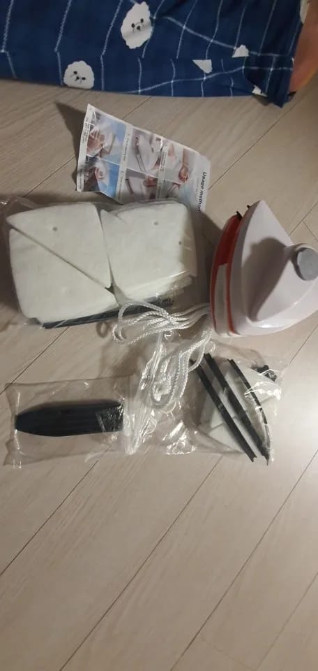 Customer photo review of Limpador de Vidro Magnético para Janela Vidraça Aquário AmiGlass