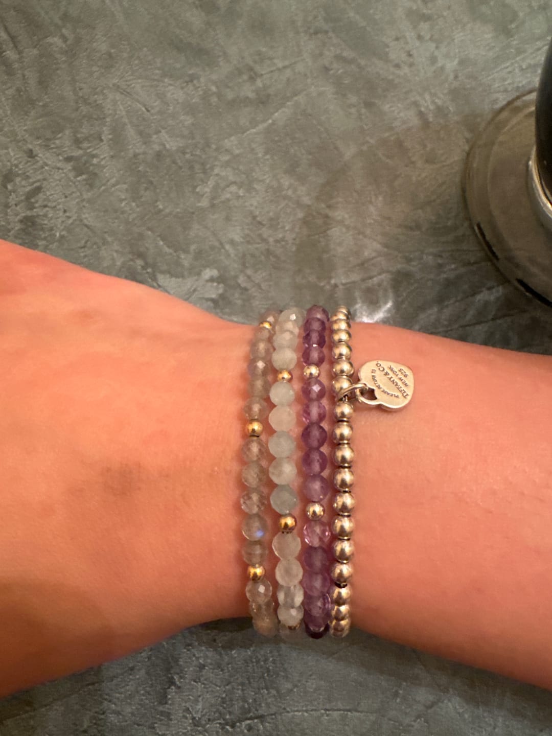 Customer photo review of Protect Intention Bracelet | Labradorite