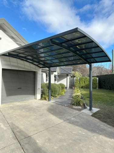 Customer photo review of Cantilever Carport - 3x5x3.2m