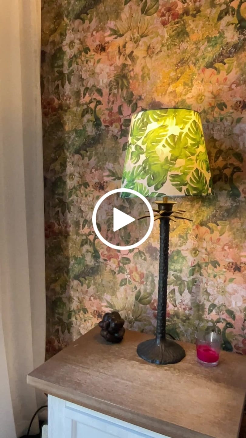 Customer video review of Thalia - Peacock Distressed Concrete Wallpaper - Multi