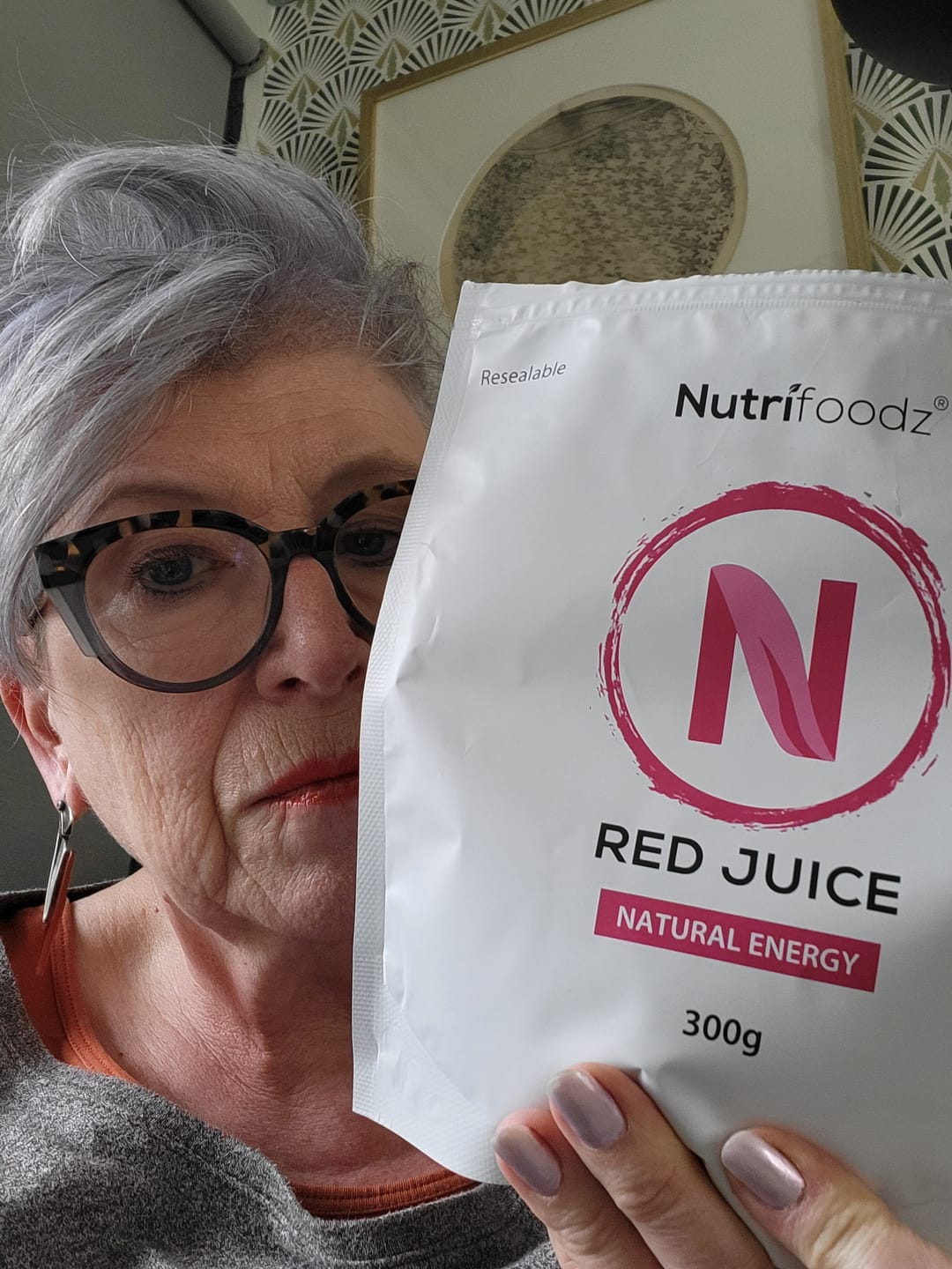 Customer photo review of Nutrifoodz® Red Juice