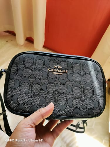 Customer photo review of Coach Mini Jamie Camera Crossbody Bag In Smoke Multi CO927