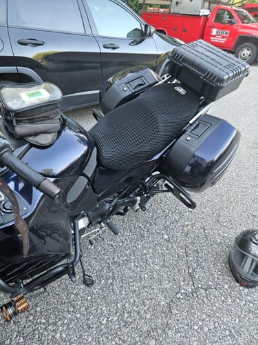 Customer photo review of Wind Rider Seat Cover