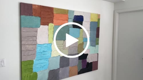 Customer review photo for Colorful Painting #CA084