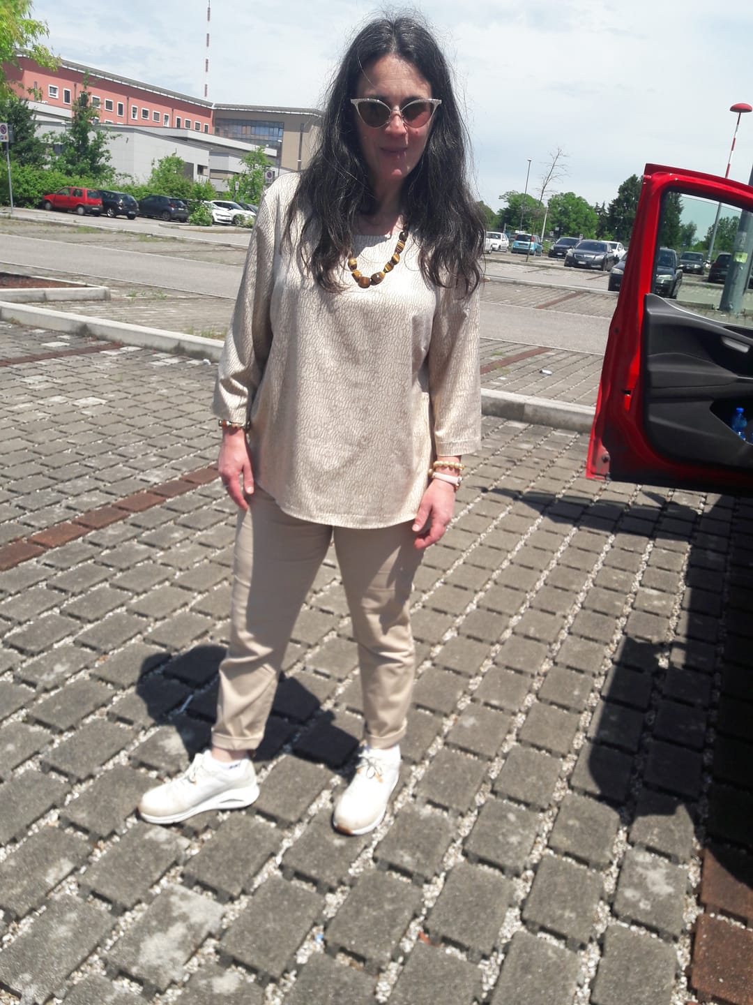 Customer photo review of Arturo Summer Edition - Pantalone push-up in cotone