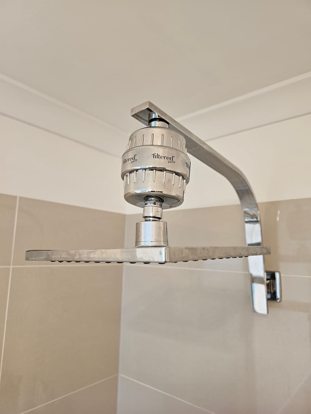 Customer photo review of Shower Purifier - Silver