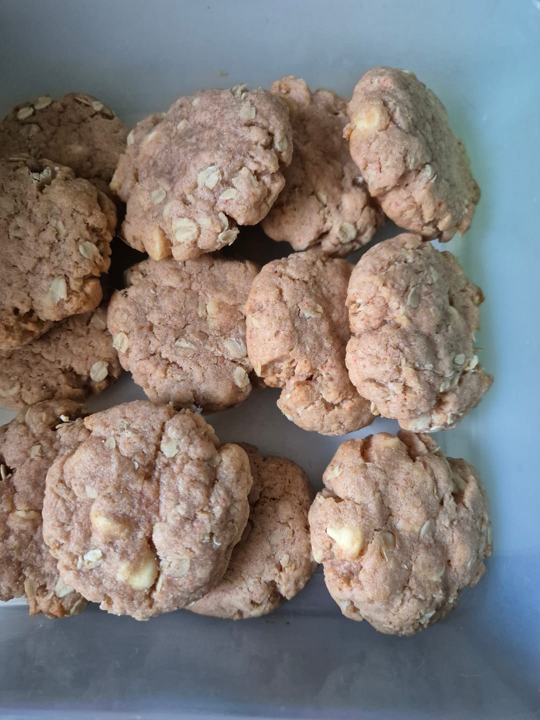 Customer photo review of Strawberries & Cream Cookie Packet Mix