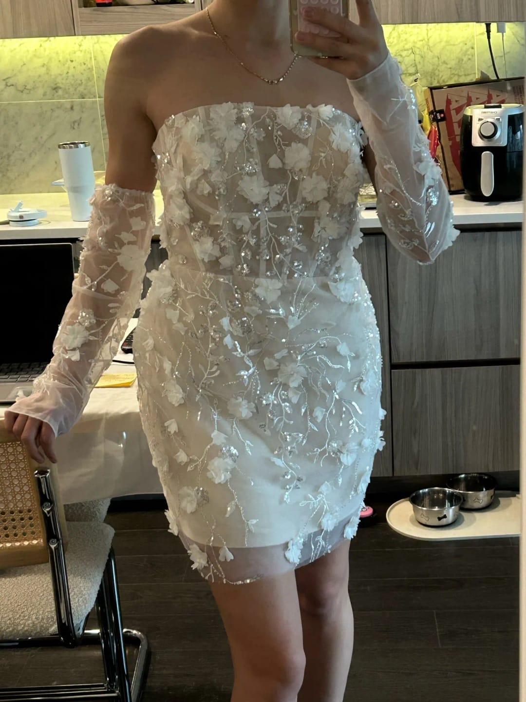 Customer photo review of Kayla Mini Dress
