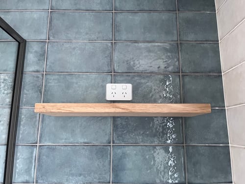 Customer photo review of Floating Shelf