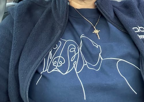 Customer photo review of Custom T-shirt