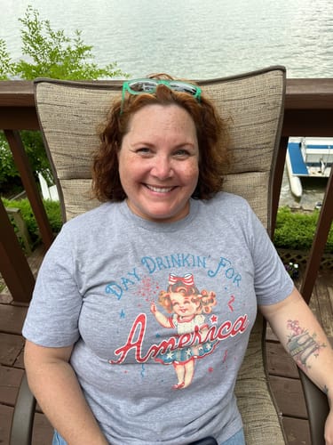 Customer photo review of Day Drinkin' For America Tee