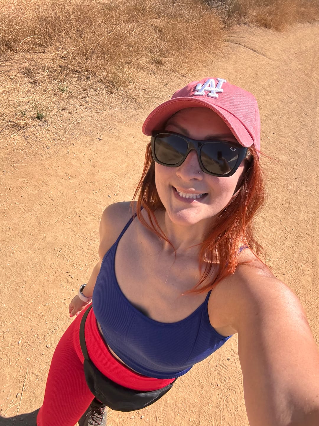Customer photo review of '47 Brand Los Angeles Dodgers Clean Up Hat in Island Red