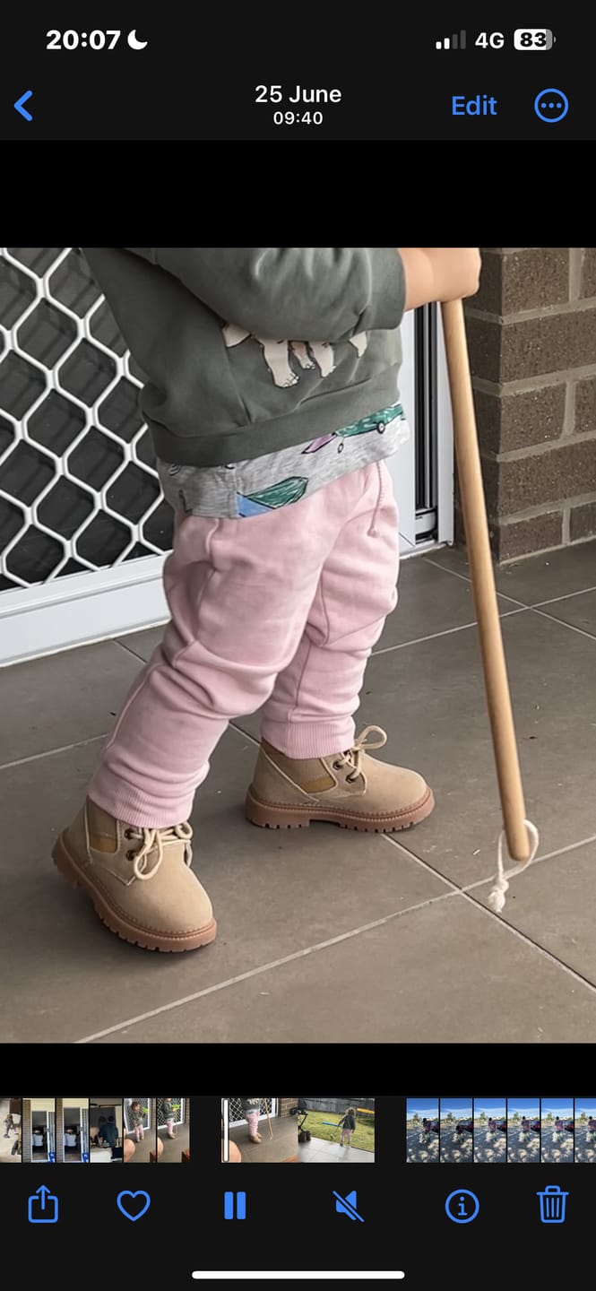 Customer photo review of Corduroy Overalls