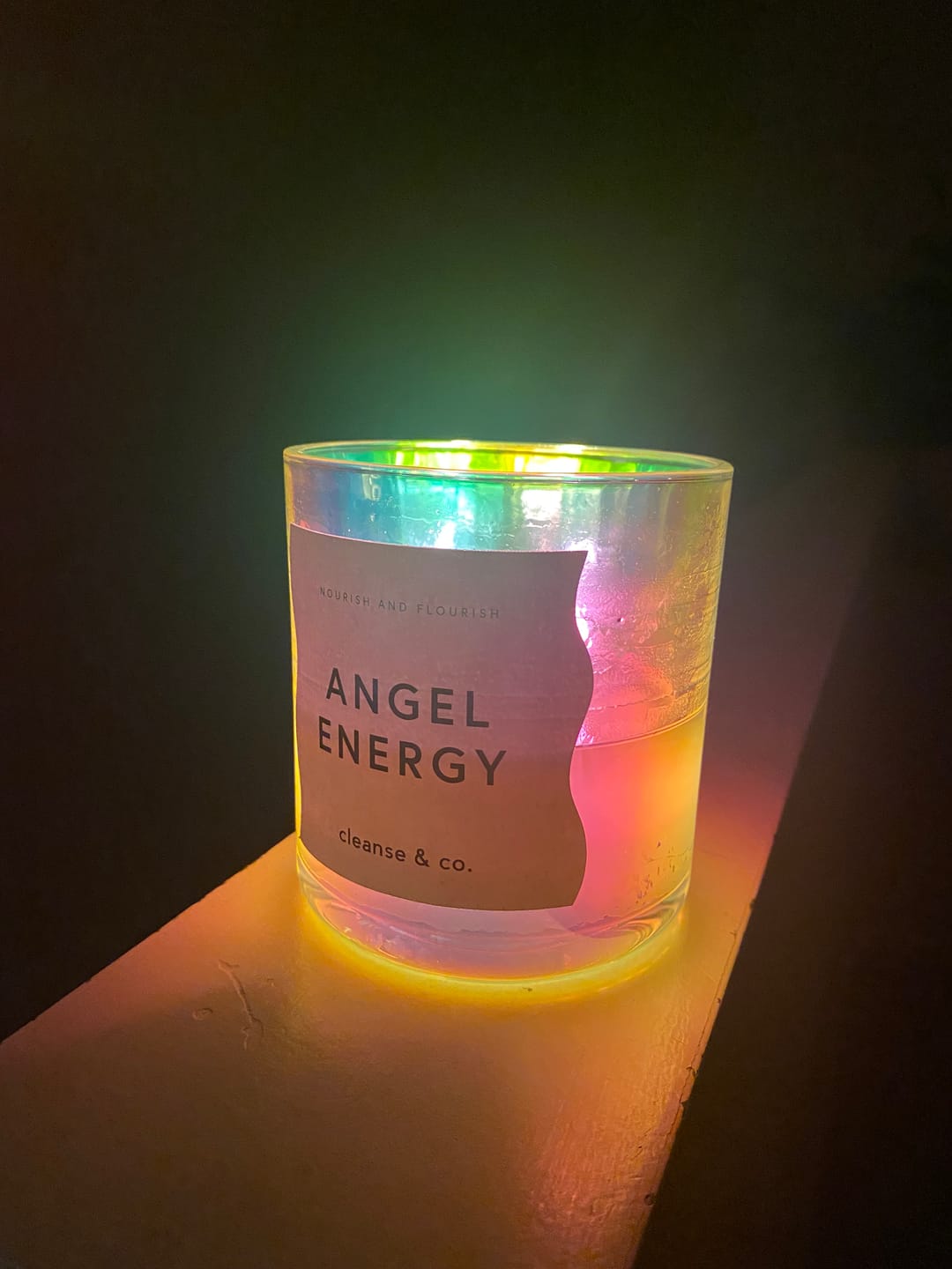 Customer photo review of Angel Energy Limited Edition Candle - Nourish & Flourish