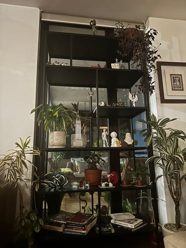 Customer photo review of Estantería 90 METAL BLACK