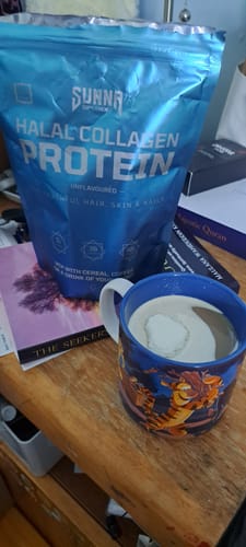 Customer photo review of Halal Collagen Protein