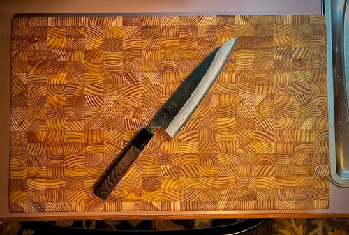 Customer photo review of Larchwood Cutting Board Random (Premium)