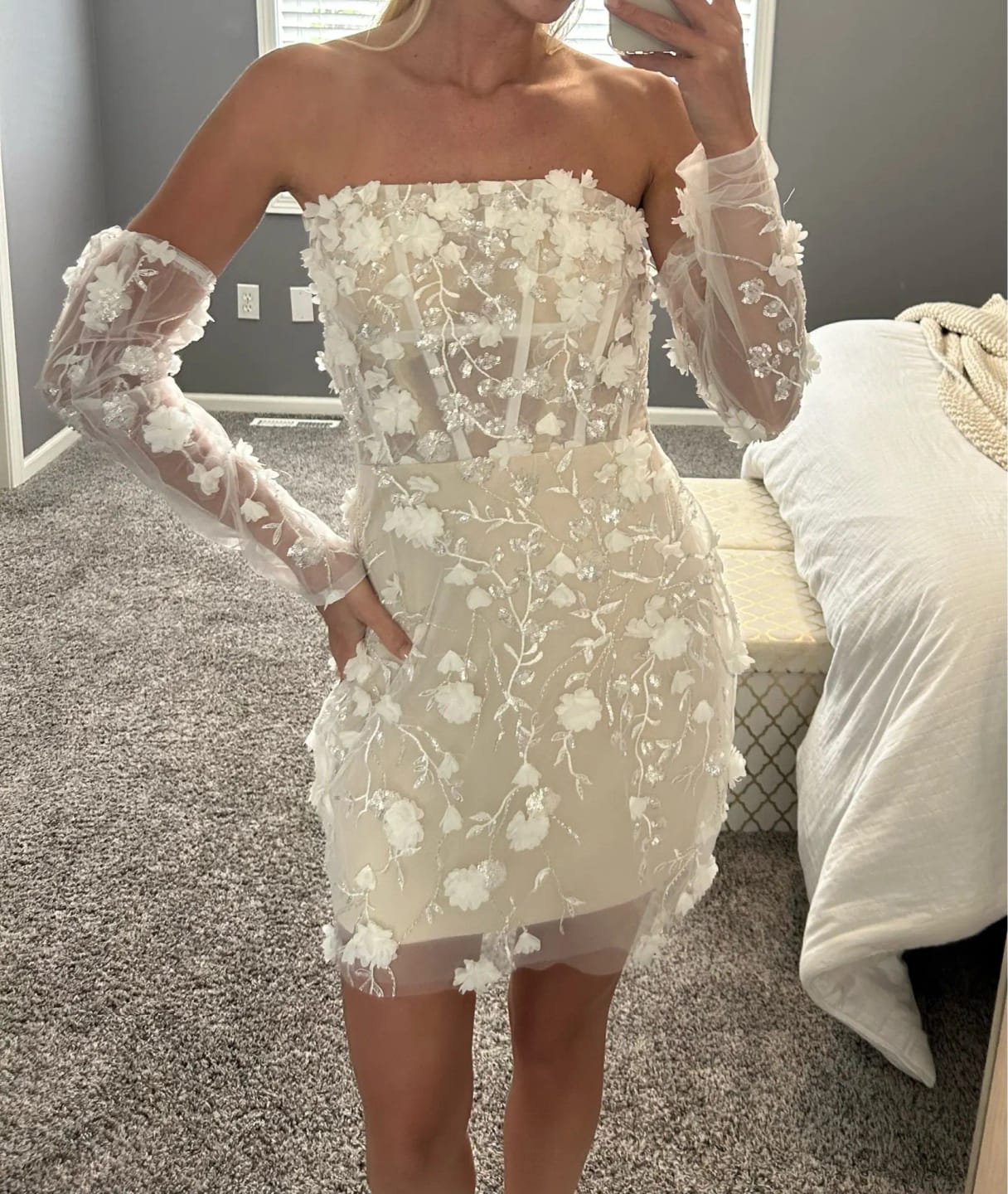Customer photo review of Kayla Mini Dress