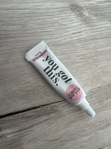 Customer photo review of you got this. DIY Lash Glue Black