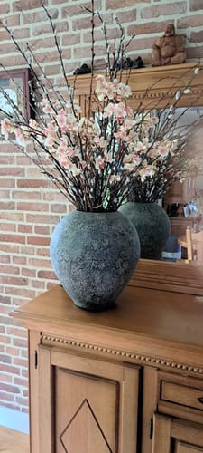 Customer photo review of Zijden Bloesem - Oudroze (3 stengels)