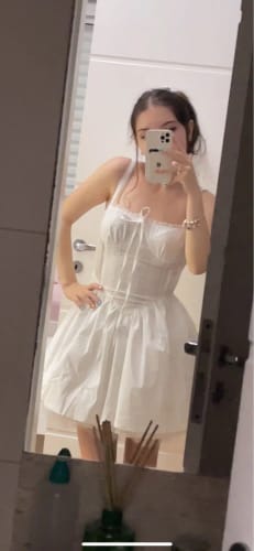 Customer photo review of Adelle Mini Dress