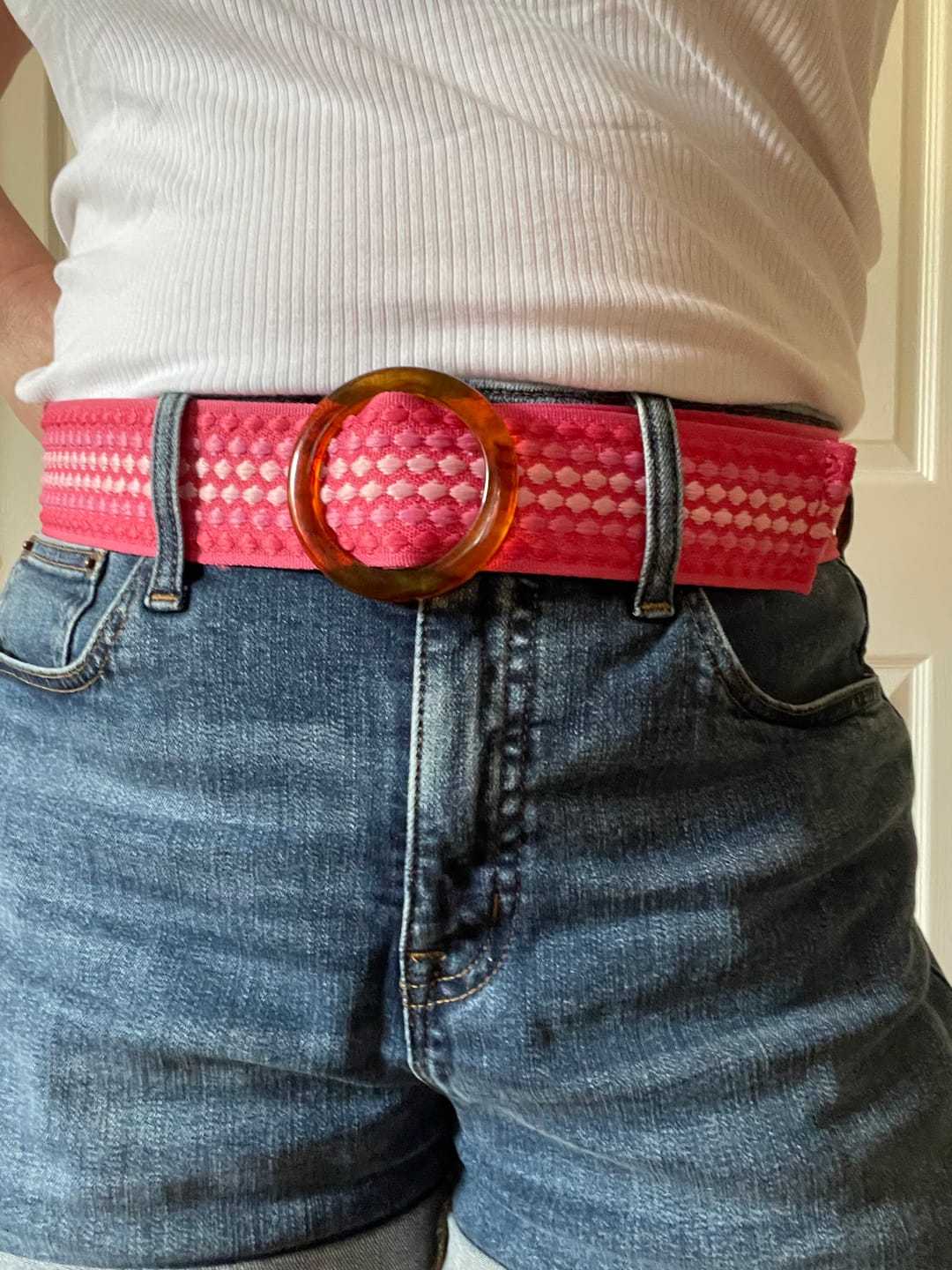 Customer photo review of BELLA Slip Cinch Belt