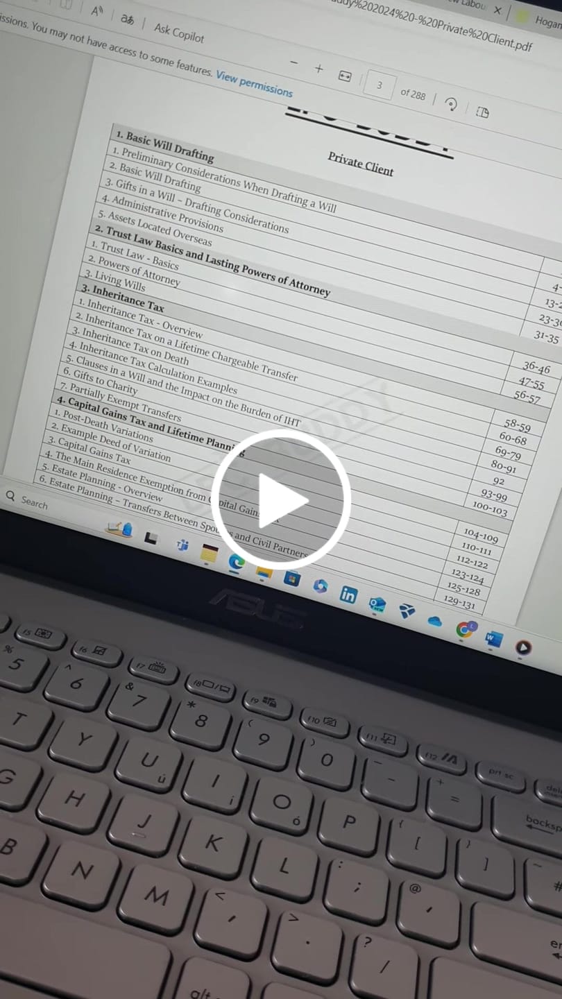 Customer video review of LPC Buddy™ 2024 | Private Client Law and Practice | Distinction Level Study Guide for the LPC (Electronic)