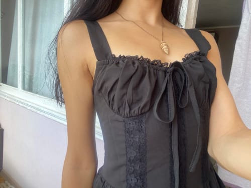 Customer photo review of Adelle Mini Dress