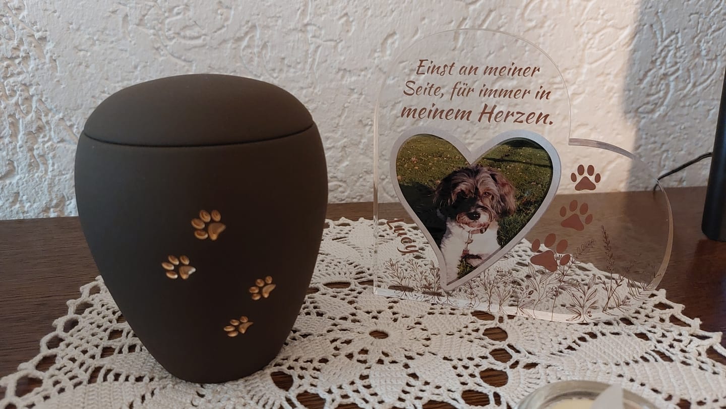 Customer photo review of Einst an meiner Seite - Individuelles Glasherz