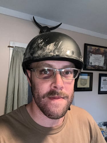 Customer photo review of SOA Smallest Lightest DOT Beanie Flat Black No Peak