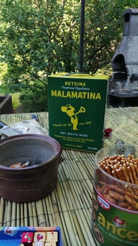 Customer photo review of Malamatina retsina - 3L