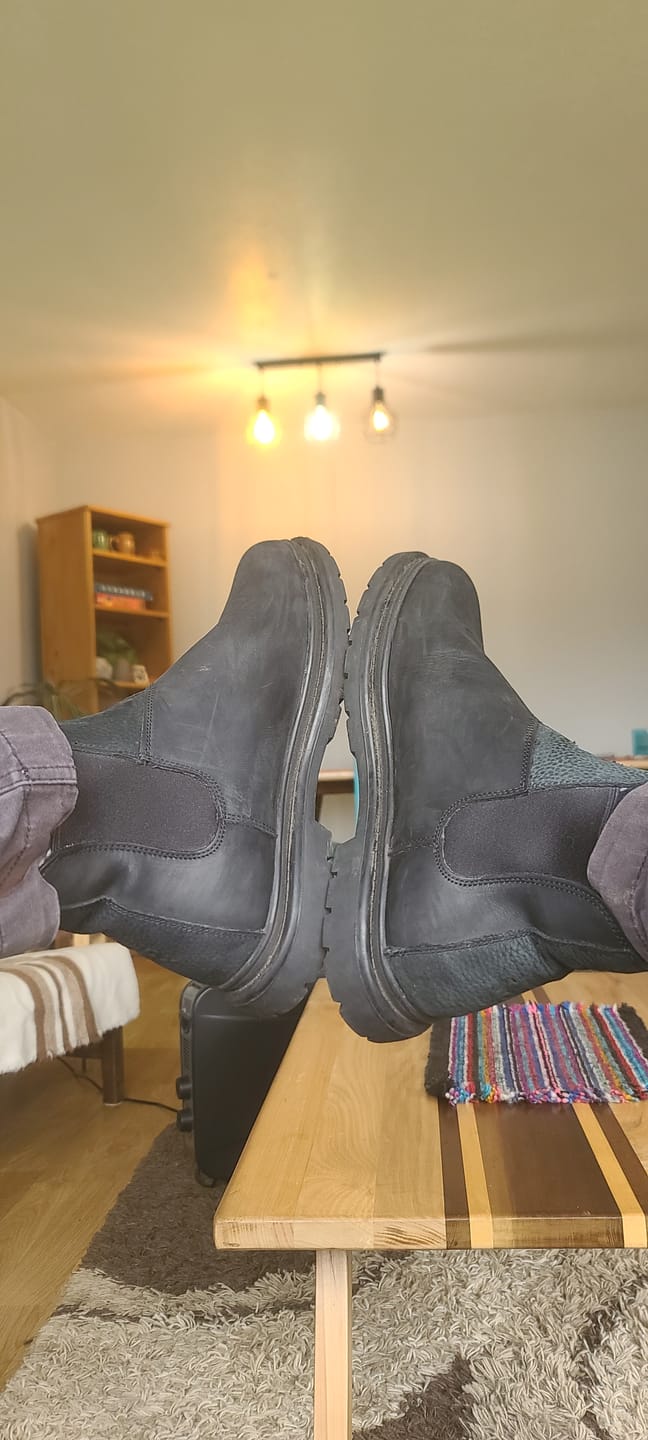 Customer photo review of Botín Original 2.0 Chiporro Natural Negro Hombre