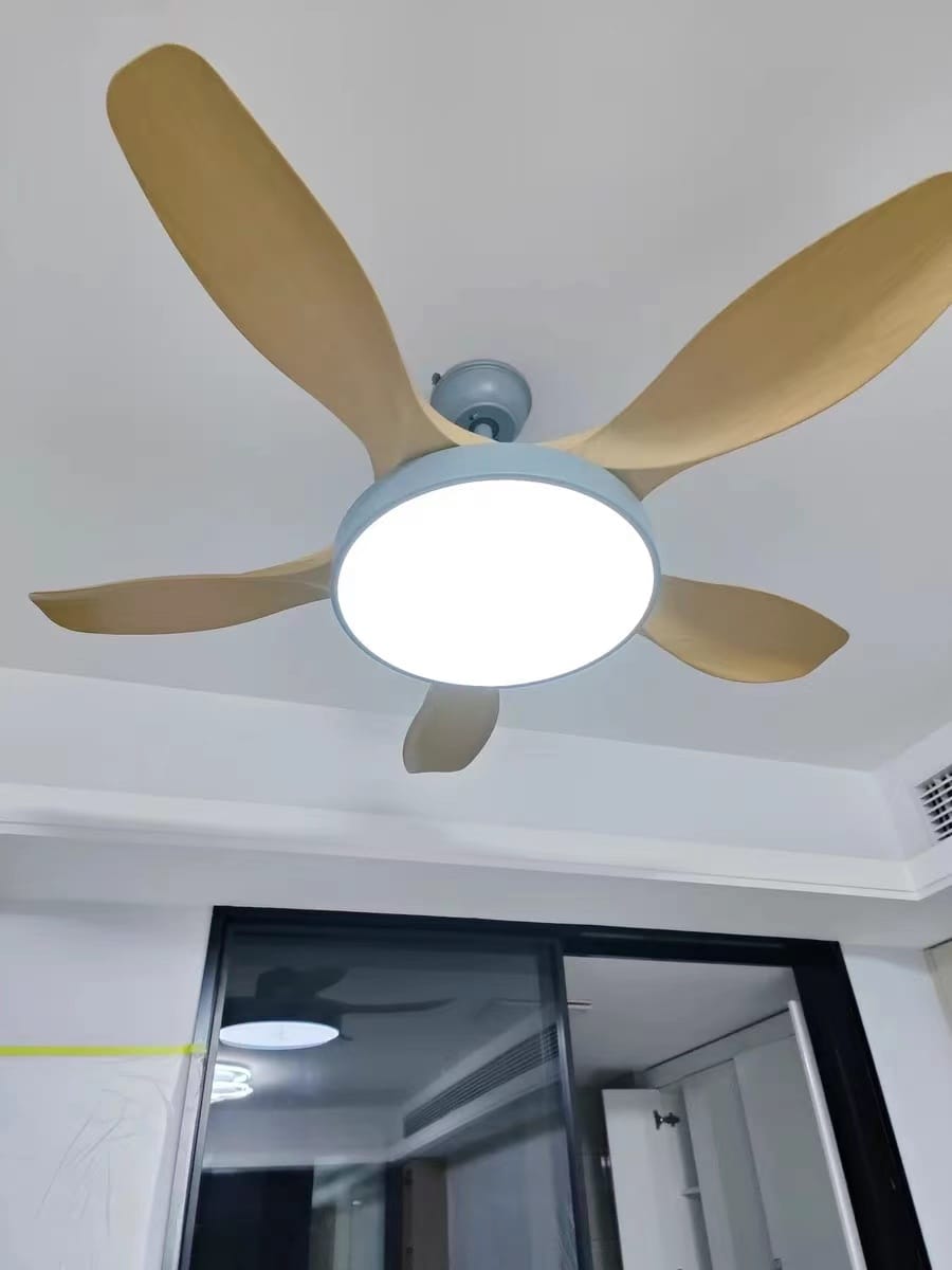 Customer photo review of WOMO Scandi Reversible Ceiling Fan with Light-WM5002