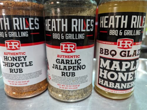 Customer photo review of Heath Riles BBQ Glazes - The Collection