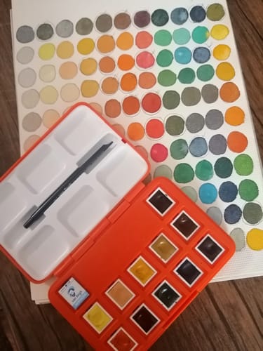 Customer photo review of Van Gogh Pocket Box - Set 12 Acuarelas Museum