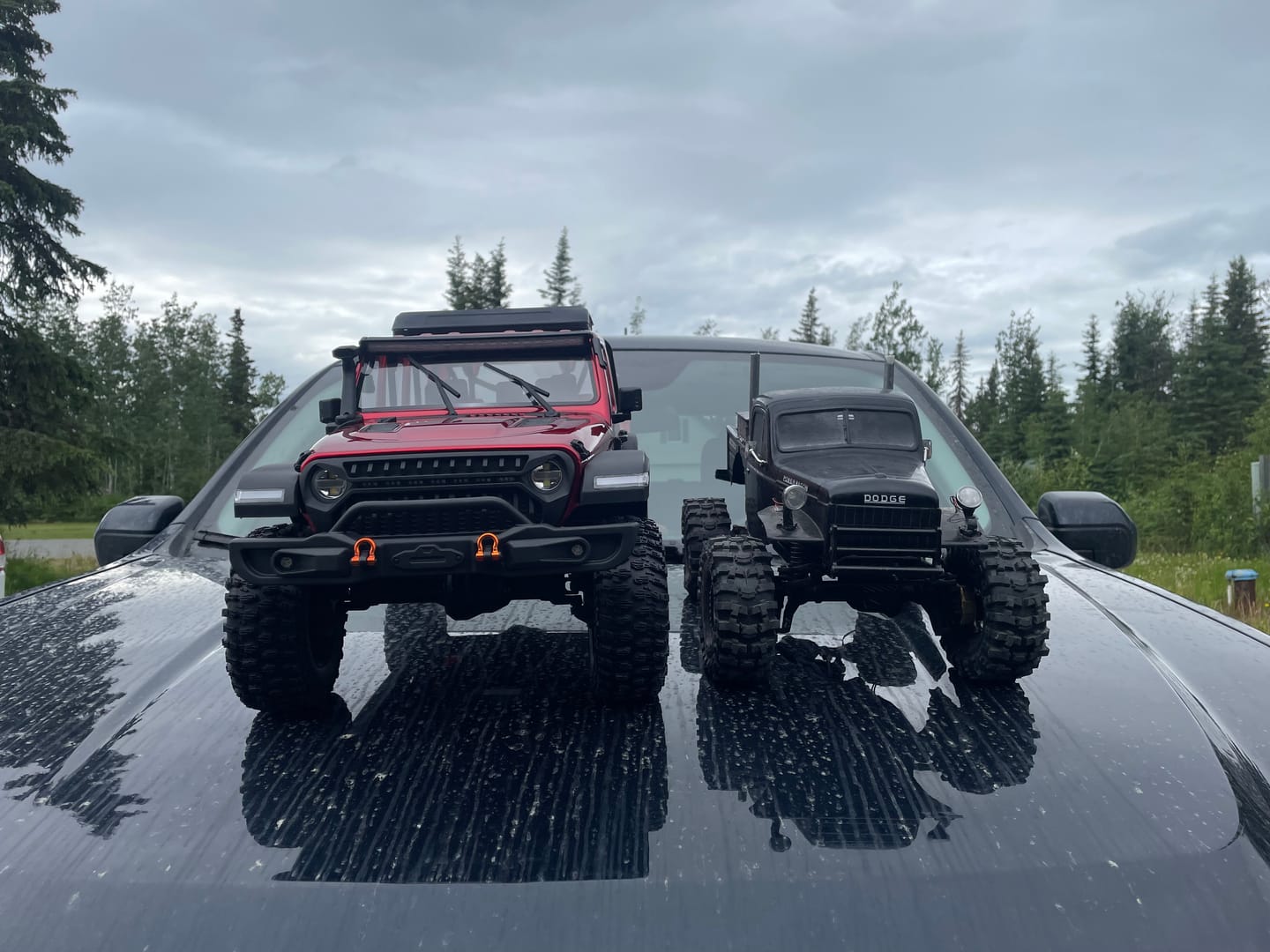 Customer photo review of 1/7 Scale 4WD Brushed RC Crawler MK-07 Red
