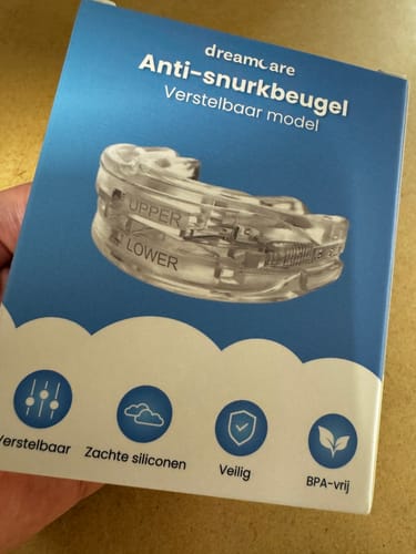 Fotorecensie van een klant over Anti Snurkbeugel
