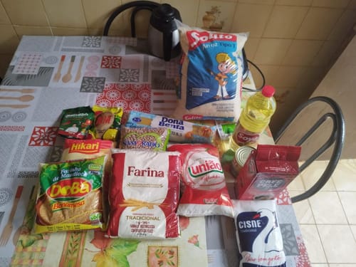 Customer photo review of Cesta Kit Limpeza Plus