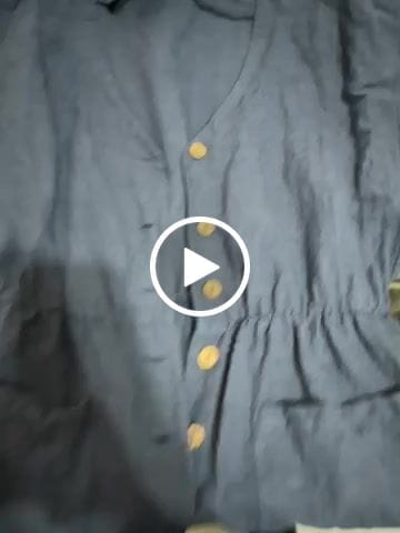 Customer video review of Terre Keten Tulum İndigo