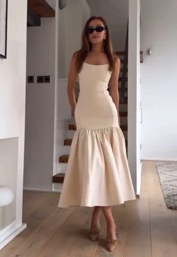 Customer photo review of Sienna Mermaid Midi Dress