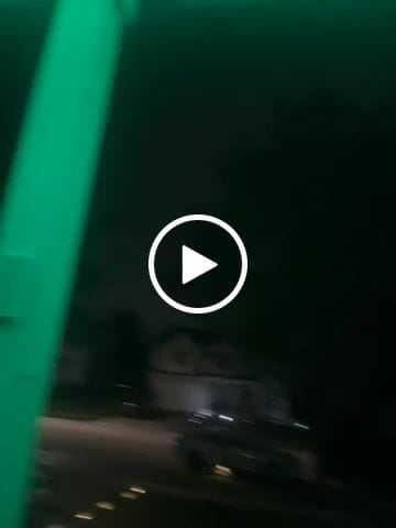 Customer video review of 16 Inch Serenity Blue Parallel Ribbing Round Paper Lantern