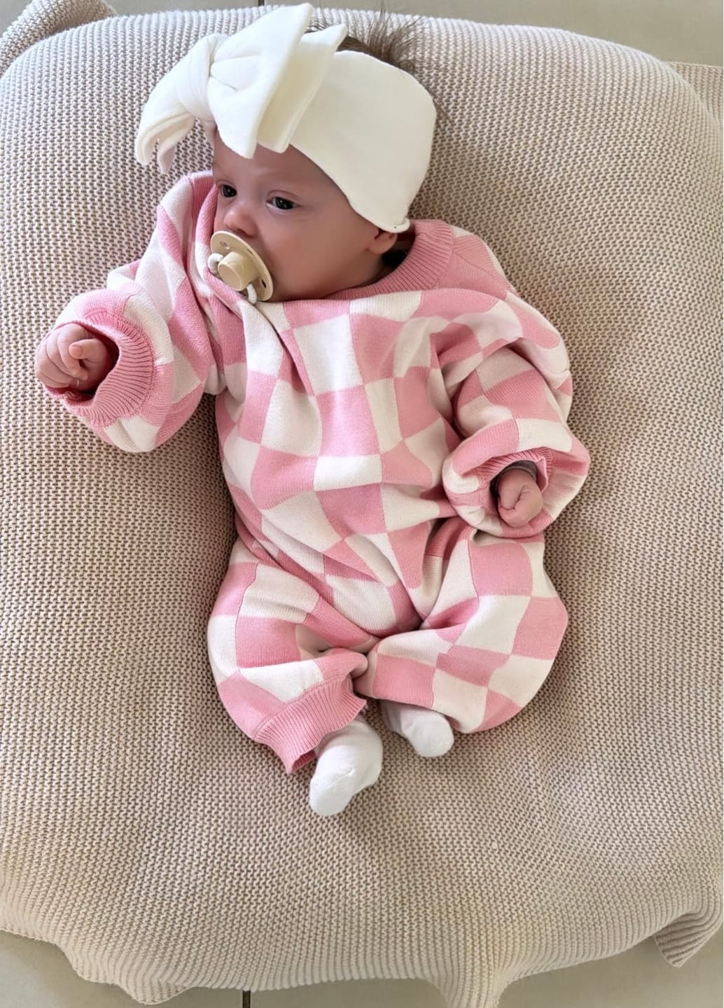 Customer photo review of Cushii Lounger Wanderlust - Oatmilk