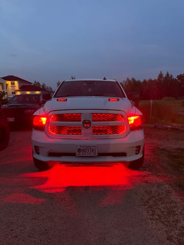 Customer photo review of RGB+W GRILLE GLOW KIT