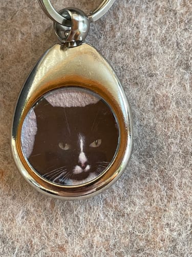 Customer photo review of Schlüsselanhänger mit Katzenfoto