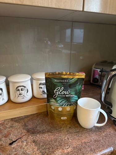 Customer photo review of Motherkind Glow From Within Collagen 250g