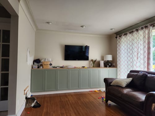 Customer photo review of 34" Wide Base Cabinet - Painted Doors