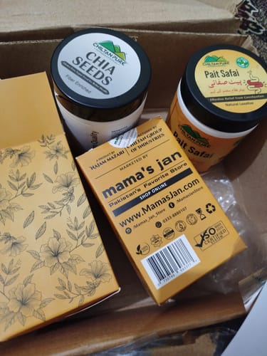 Customer photo review of Chia Seeds چیا سیڈز – High in Fiber, Protein & Aid in Weight Loss / تخم میکسیکو